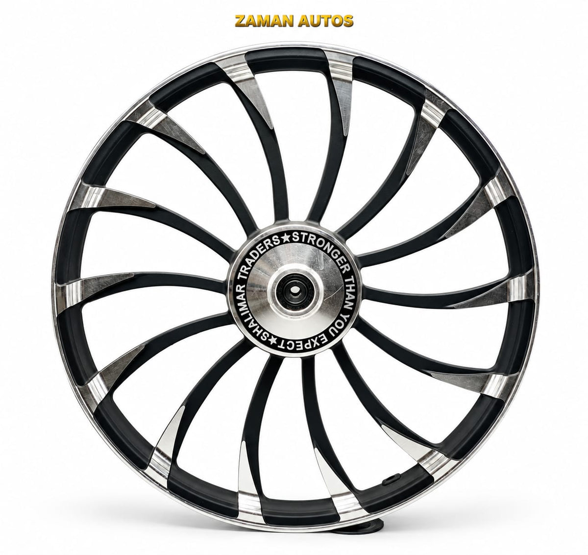Silver Curve Alloy Rims for CD 70