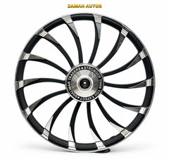 Silver Curve Alloy Rims for CD 70