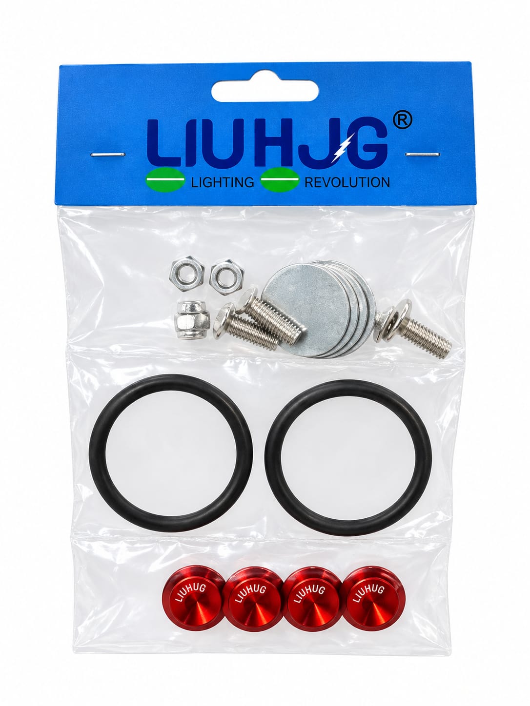 LIUHJG Red JDM Nuts