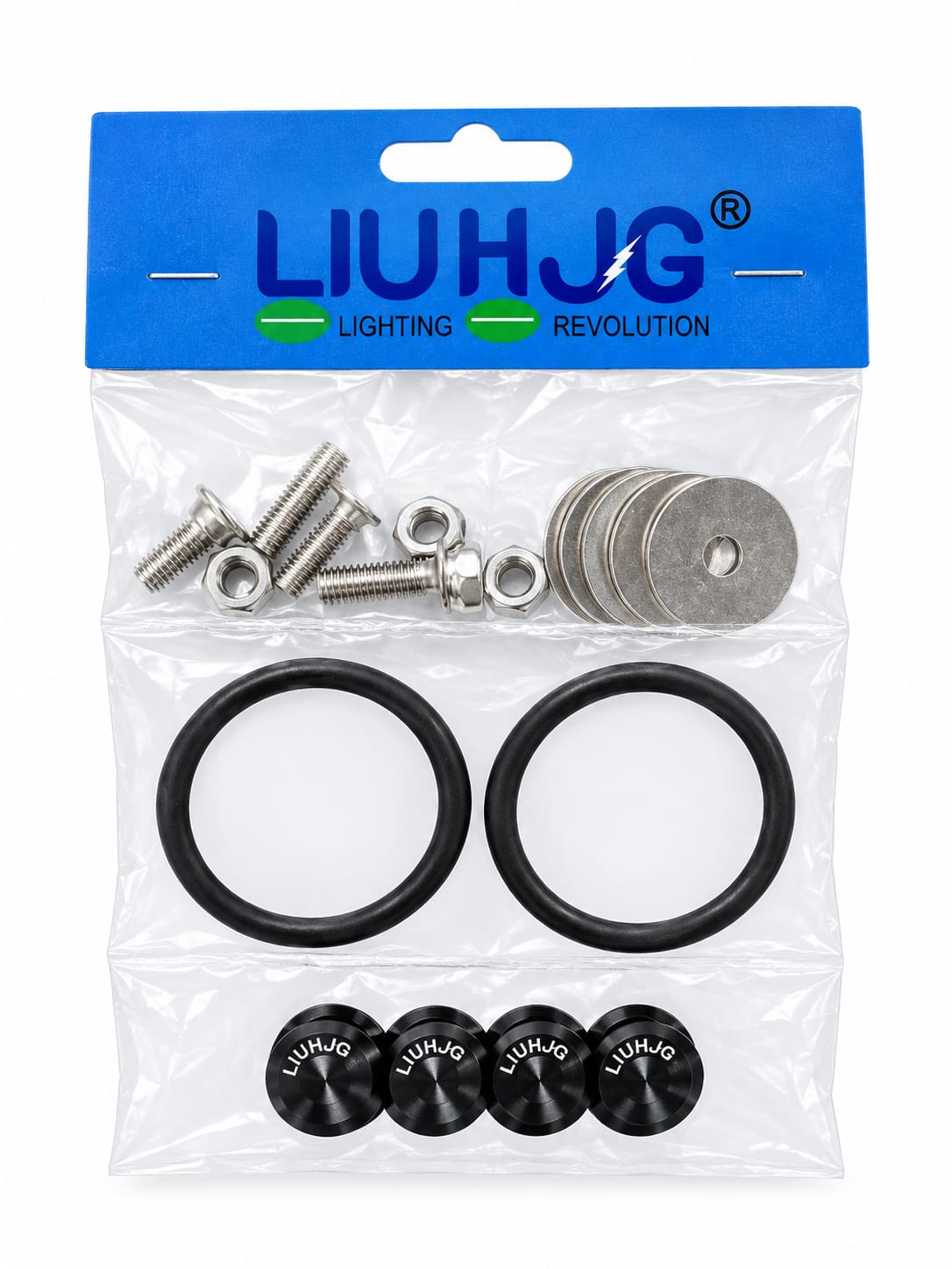LIUHJG Black JDM Nuts