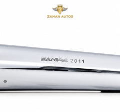 SANKEI 2011 Chrome Silencer for Honda CG125 - Premium Quality & Powerful Sound